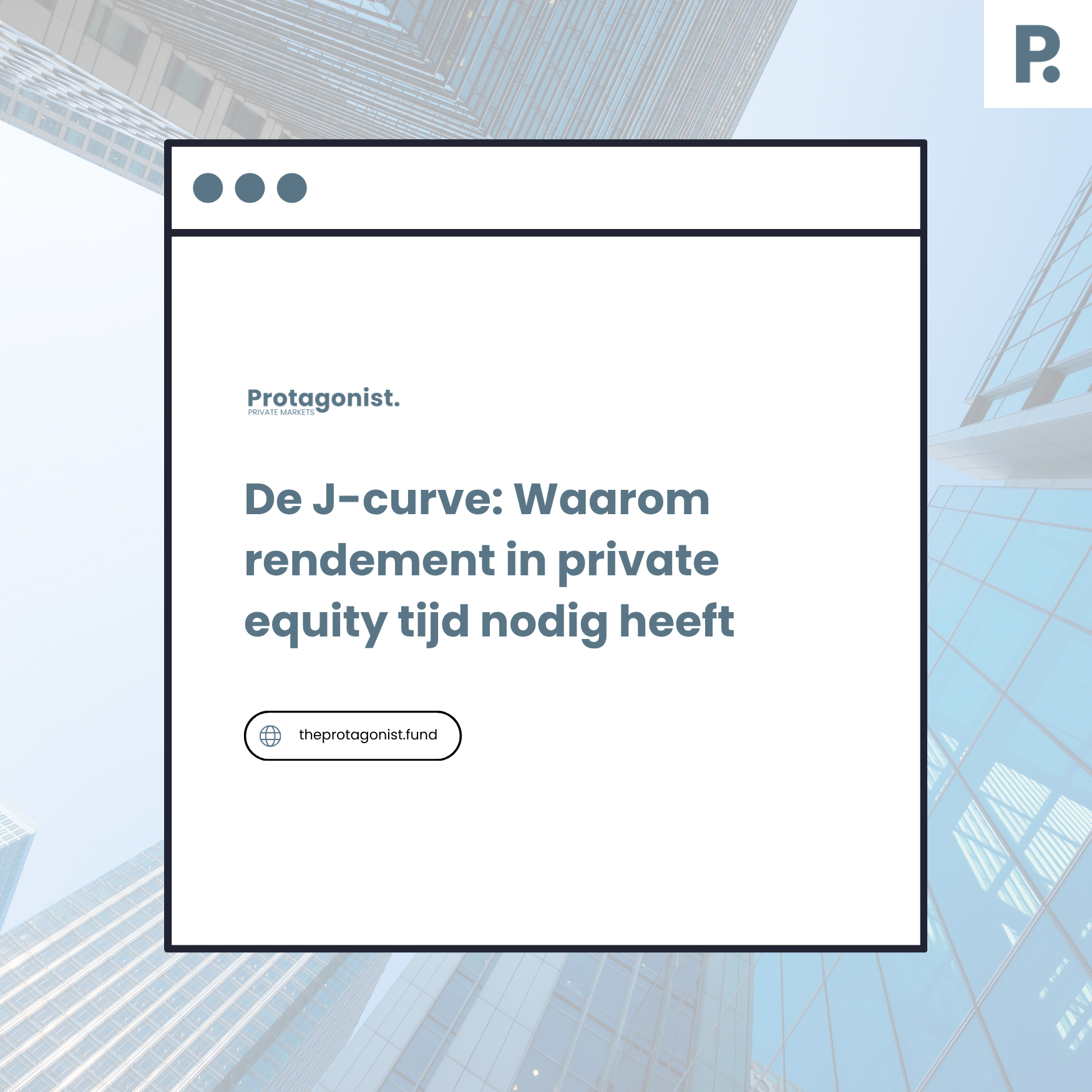 De J-curve: Waarom rendement in private equity tijd nodig heeft